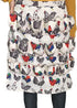 ETIUC Durable Egg Gathering Apron 18 Deep Pockets Canvas Fabric for Duck Goose Quail Dove Eggs Holder Easter Egg Collecting Apron Chicken Coop Tool Hen Rooster Print