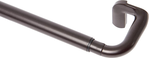 Umbra 242732-797-REM Twilight Single Curtain Rod Set Wrap Around Design is Ideal for Blackout or Room Darkening Panels, 28-48, Bronze