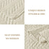 SEMECH Queen Beige Quilt, Queen Sized Bedspread, Beige Bedspread Quilt 3pcs Including 1 Quilt and 2 Shams 100''x106'' (Full / Queen, Sand Beige)