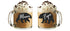 Mama Bear Papa Bear - 13oz Glass Coffee Mug Couples Sets - Funny His and Her Gifts - Husband and Wife Anniversary Presents - By CBT Mugs