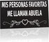 JennyGems Gifts for Abuela, Abuela Gifts from Granddaughter Grandson, Mis Personas Favoritas Me Llaman Abuela Wooden Sign, Regalo Para Abuela, Abuela Gifts for Christmas, Grandma Birthday Gifts