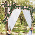 Meiliy 4 Pack 6.6 FT Fake Rose Vine Flowers Plants Artificial Flower Home Hotel Office Wedding Party Garden Craft Art Decor (Blush Pink Rose Garland 4 PCS)