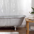 Zenna Home 8-Gauge PEVA, Clear, 2-Pack Heavyweight Shower Liner