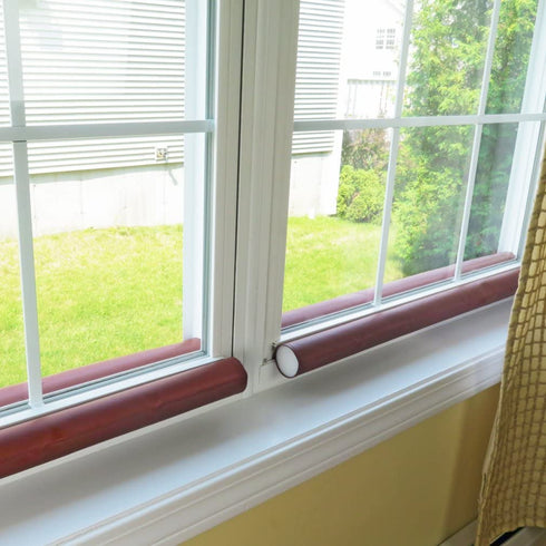 Evelots Draft Stopper Door/Window-Double-No Repositioning-No Cold -36 Inch-Set/2