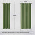 Sage Green Curtains with Grommet Solid Blackout for Bedroom 63 Inch Length Thermal Insulated Blackout Room Darkening Curtains Drapes 42 x 63 Inches Long