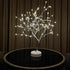 Lxcom Lighting LED Branch Lights 108 LEDs New Silver Copper Wire Tree Branches LED Bonsai Table Tree Lighted USB Battery Operated with Touch Switch Decorative Desk Lamp for Home Decor (Daylight White)