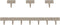 Pure Garden 82-YJ459 Garden 10-Piece-Set of Decorative Flower Bed Edging for Landscaping 8-Foot Stone Border Interlocking Outdoor Lawn Stakes, Putty