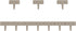 Pure Garden 82-YJ459 Garden 10-Piece-Set of Decorative Flower Bed Edging for Landscaping 8-Foot Stone Border Interlocking Outdoor Lawn Stakes, Putty