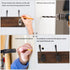 Coat Rack Wall Mount, POZEAN 2 Pack Hat Rack with 10 Wall Hooks Coat Hooks, Wall Coat Racks with Hooks for Hanging Coats, Hats, Jacket, Bags, Scarf, Keys