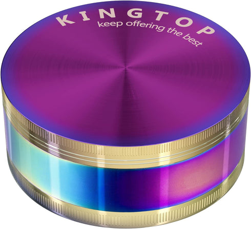 KINGTOP Spice Grinder Large 3.0 Inch Colorful