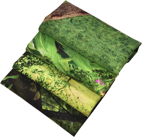 Sevenstars Green Forest Tapestry Virgin Forest and Grass Tapestry Nature Tree Tapestry Wall Hanging for Room