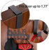 Wintek Over the Door Hook Hanger, Heavy Duty Organizer Rack for Towel, Hat,Hoodies,Coat , Cloth,Bag - 8 Hooks (Black)