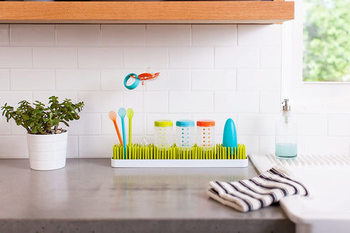 Boon Patch Countertop Drying Rack, Green , 17.25x3.5x3 Inch (Pack of 1)