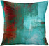 Britimes Throw Pillow Covers 18x18 Inches Home Decor Set of 4 Pillow Cases Decorative for Bed Sofa Cushion Couch Outdoor Turquoise Pillowcases (Teal and Orange) €¦