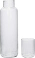 Creative Co-Op Recycled Glass (Set of 2) Decanter, Clear