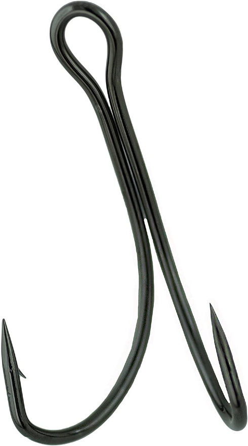 Gamakatsu Extra Wide Gap Double Frog Hook-3 Per Pack (Black, 4/0)