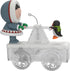 Hallmark Keepsake Christmas Ornament 2021, Frosty Friends Handcar High Jinks, Motion