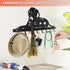 Dog Lover Key Hook Hanger Holder Organizer Rack Display with 8 Hooks Coat Leash Umbrella Hooks for Home Kitchen Office Entryway Door Bedroom Farmhouse Decor Powder-Coated Metal Keys Keychain Holders