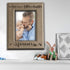 Bella Busta- the Love between a Father and Daughter is forever- Father's Day gift from Daughter-Dad gifts-Christmas Gift- Engraved Leather Picture Frame (4 x 6 Vertical)