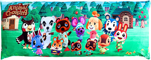 Franco Kids Bedding Super Soft Microfiber Zippered Body Pillow Cover, 54 in x 20 in, Animal Crossing