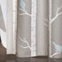 Lush Decor Bird on The Tree Shower Curtain, 72" x 72", Gray/Blue