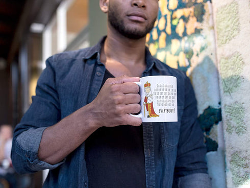 Da Da Da King George Hamilton Mug | Hamilton Merchandise - Hamilton Coffee Mug | Hamilton Musical Merchandise, Kids Mugs Hamilton Merch Gifts, Alexander Hamilton Cup (Hamilton Da Da)