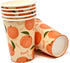 Peach Fruit Party Supplies Tableware Set Includes 24 9" Paper Plates 24 7" Plate 24 9 Oz Cups 50 Lunch Napkins for Sweet as Peaches Summer Tropical Themed Disposable Baby Shower Birthday Dinnerware