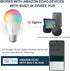 Sengled Zigbee Smart Bulb, Smart Hub Required, Works with SmartThings and Echo with built-in Hub, Voice Control with Alexa and Google Home, Color Changing 60W Equivalent A19 Alexa Light Bulb, 1 Pack