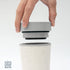 Circular & Co. Travel Mug (16oz) - The World's First Reusable Mug Made from Recycled Coffee Cups, 100% Leak-Proof, Sustainable & Insulated, Black on Cosmic Black