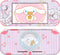 DLseego Switch Lite Skin Sticker Pretty Cute Pattern Full Wrap Skin Protective Film Sticker Compatible with Nintendo Switch Lite--Pink