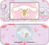 DLseego Switch Lite Skin Sticker Pretty Cute Pattern Full Wrap Skin Protective Film Sticker Compatible with Nintendo Switch Lite--Pink