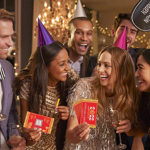 26pcs Chinese New Year Scratch Off Fortune Cards, 2022 Year of the Tiger,Party Games Gifts for Lunar New Year's Celebration