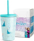 Simple Modern Disney Elsa Toddler Cup with Lid and Straw | Reusable Insulated Stainless Steel Kids Tumbler | Classic Collection | 12oz, Frozen Elsa's Snowflake