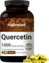 Naturebell Quercetin 1000mg Per Serving | 240 Capsules, Ultra Strength Quercetin Supplement | Bioflavonoids for Healthy Immune Response, Anti-Inflammatory & Internal Circulation