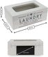 Dryer Sheet Dispenser - Magnetic Dryer Sheet Holder for Laundry Room Organization & Storage, Rustic Fabric Softener Sheet Holder Box, Wooden Laundry Caddy Container, Farmhouse for Wash Room Decor