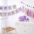 Birthday Party Decorations, Birthday Party Supplies for Girls Decors Kit Pom Pom Lanterns Paper Garland Happy Birthday Banner
