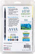 Tombow 56169 Dual Brush Pen Art Markers, Landscape, 10-Pack. Blendable, Brush and Fine Tip Markers