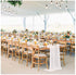 10ft White Chiffon Table Runner 2 Packs 27x120 Inches Romantic Rustic Wedding Table Runner Overlay Sheer Bridal Party Decorations