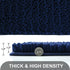 TEESHLY Luxury Chenille Bath Rug for Bathroom - Extra Soft Absorbent Thick Shaggy Bath Mat, Non Slip Machine Washable Plush Carpet Floor Mat for Tub, Shower, and Room (Navy, 32" x 20")