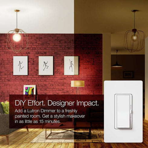 Lutron DVCL-153P-BL LED+ Dimmer Switch, 1 pack, Black