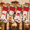 Dreampark Christmas Stockings 4 Pcs - 18" Large Xmas Stockings - Santa Snowman Reindeer Penguin for Christmas - Decorations Home Party Supplies & Kids Gifts