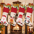 Dreampark Christmas Stockings 4 Pcs - 18" Large Xmas Stockings - Santa Snowman Reindeer Penguin for Christmas - Decorations Home Party Supplies & Kids Gifts