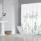Zengmei 70x70 inches Get Naked Shower Curtain Set Funny Quote Durable Waterproof Polyester Shower Curtain Bathroom Bath Decor Cloth Fabric + 12 Hooks(Green)