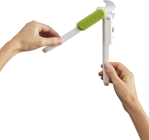 Joseph Joseph Pivot 3-in-1 Can Opener, One Size, White/Green