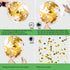 Gold 45th Birthday Decorations kit- Cheers To 45 Years Banner Balloons and Cake Topper, Happy Birthday Sash, Gold Tinsel Foil Fringe Curtains, for Birthday&Anniversary Decorations