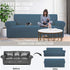 Easy-Going Stretch Chair Sofa Slipcover 1-Piece Couch Sofa Cover Furniture Protector Soft with Elastic Bottom for Kids, Pet. Spandex Jacquard Fabric Small Checks (Chair, Bluestone)