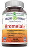 Amazing Formulas Bromelain - 500 Mg 120 Tablets (Non GMO,Gluten Free), Proteolytic Enzymes - Supports Dijestion of Proteins - Anti-Inflammatory Properties - Supports Nutrient Absorption*