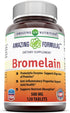 Amazing Formulas Bromelain - 500 Mg 120 Tablets (Non GMO,Gluten Free), Proteolytic Enzymes - Supports Dijestion of Proteins - Anti-Inflammatory Properties - Supports Nutrient Absorption*