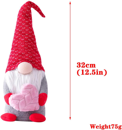 Valentines Gnomes Plush Decorations