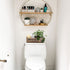 CuffUp Bathroom Decor Box,2 Sides Signs Farmhouse Bathroom Decor Toilet Paper Storage Larger Box 15.2W 6.4DRustic Farmhouse Home Decor for Livingroom Kitchen,Counter Table Decor